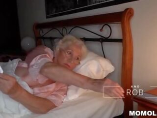 Be quiet&comma; my husband's s&period;&excl; - Best granny x rated clip ever&excl;