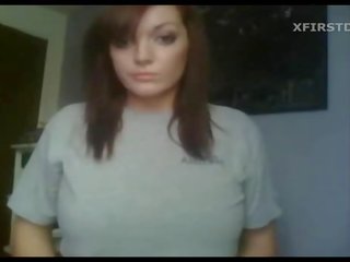 Amateur Brunette video You Her Big Tits -