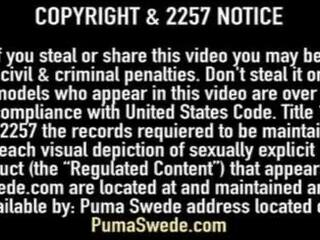 Dom Smoker Puma Swede Pussy Fucks lascivious sex clip Slave Claudia Valentine&excl;
