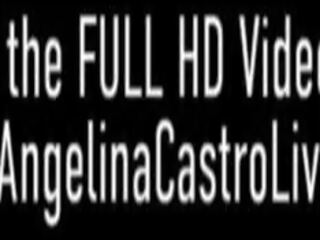 Tremendous Massage And Pussy Fucking&excl; Cuban beauty Angelina Castro Gets Dicked&excl;