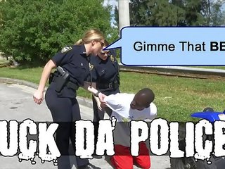 BLACK PATROL - Illegal Street Racing Black Thugs Get Busted By MILF Cops