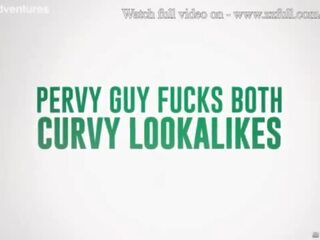 Pervy bloke Fucks Both Curvy Lookalikes - Siri Dahl&comma; Abigaiil Morris &sol; Brazzers &sol; stream full from www&period;zzfull&period;com&sol;fridge