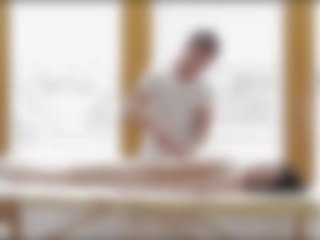Incredible Luci Li gets a full body massage from boyfrien