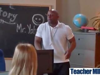 (Tia Cyrus) slut Big Tits Teacher Hard Bang Student In Class video-30