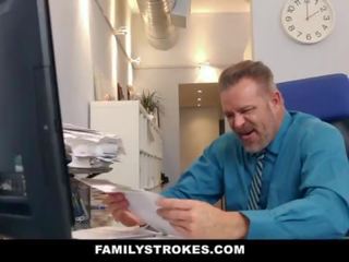 FamilyStrokes - Part Time Step schoolgirl Becomes Full-Time fancy woman