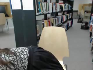 Strip in Public Library 3